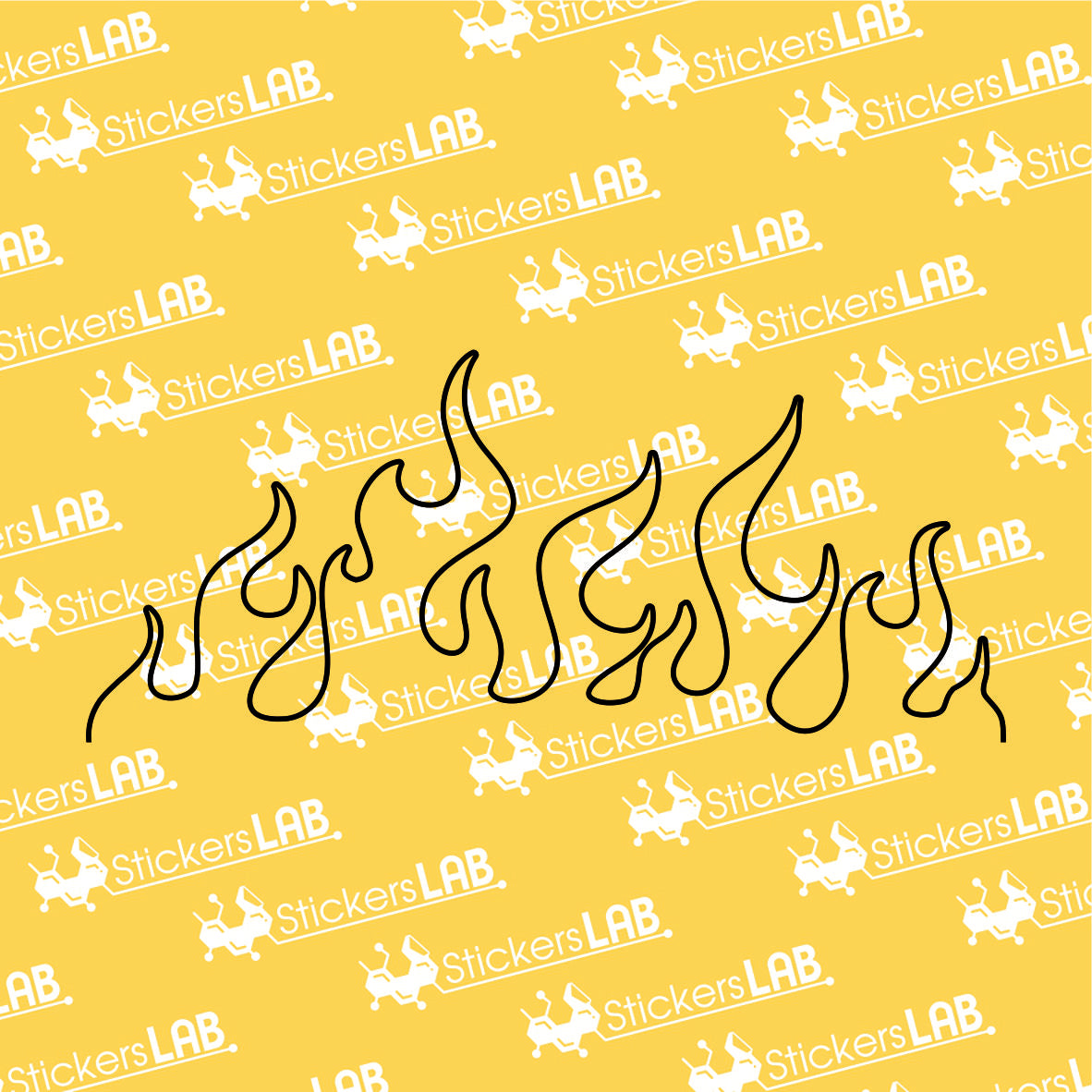 Lipdukas "HotRod flames"
