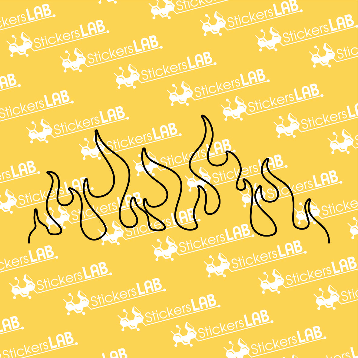 Lipdukas "HotRod flames"