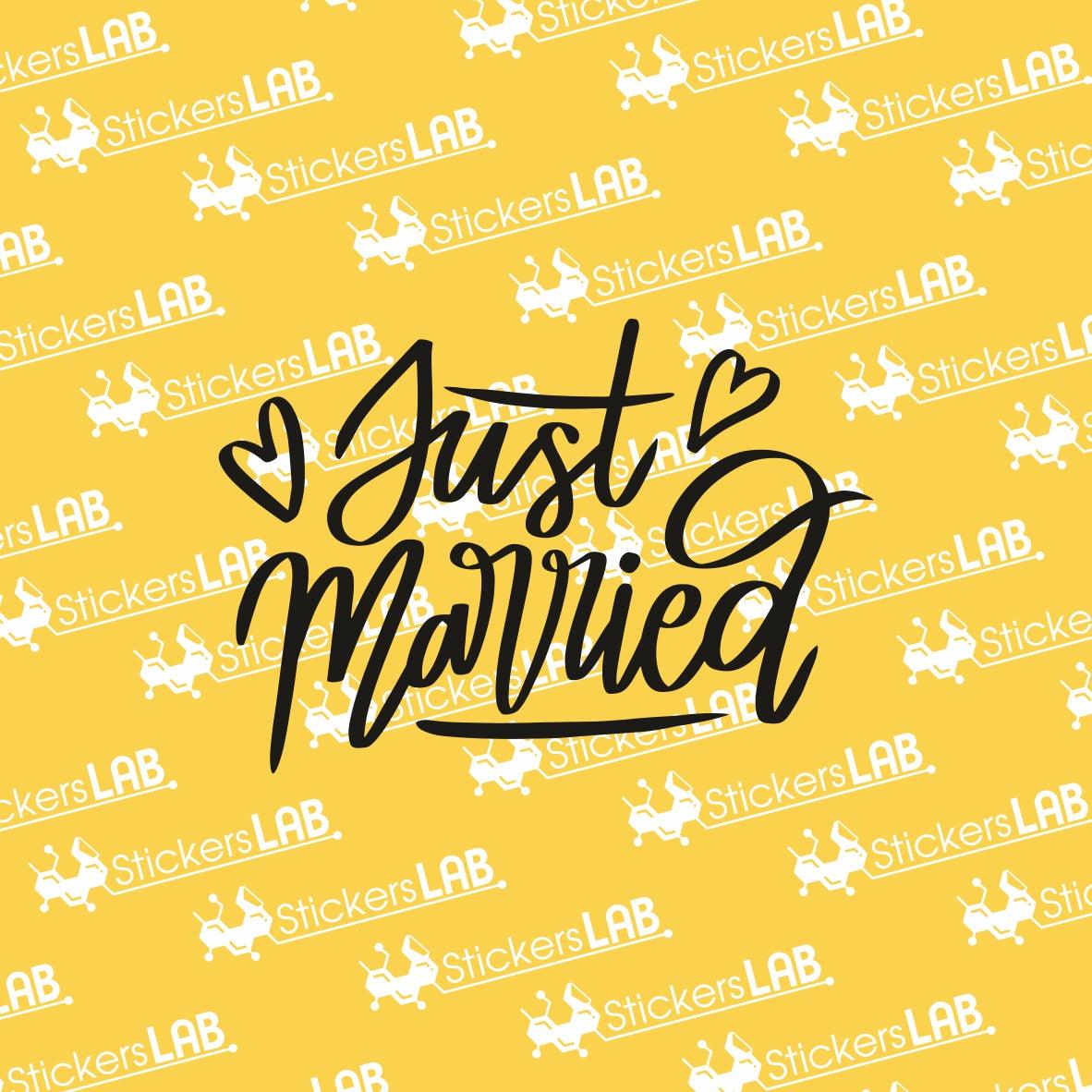 Lipdukas "Just Married" (JM1) - StickersLAB