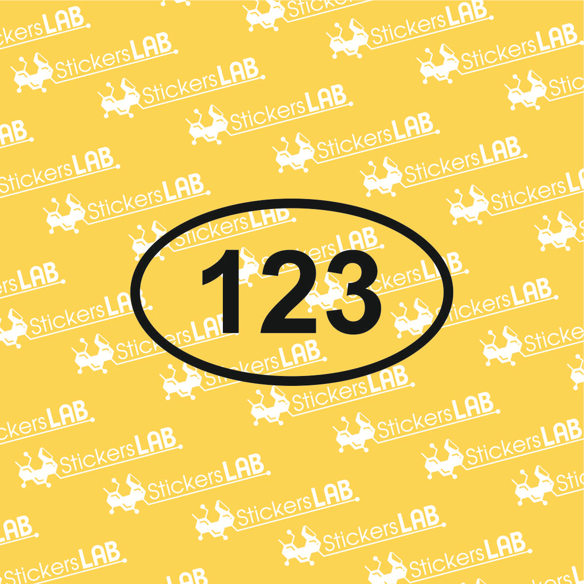 Namo numerio lipdukas