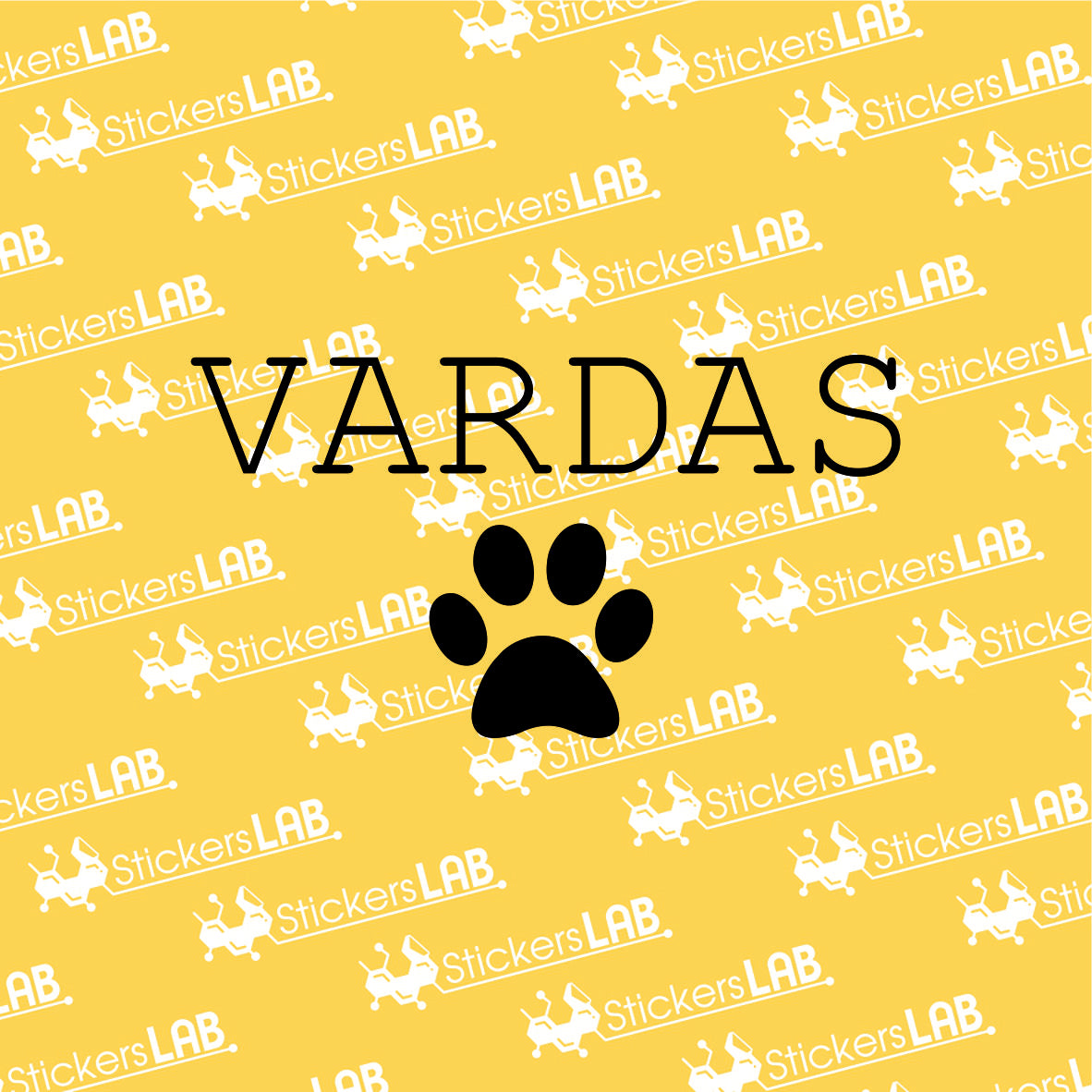 Lipdukas "Pėda su vardu"