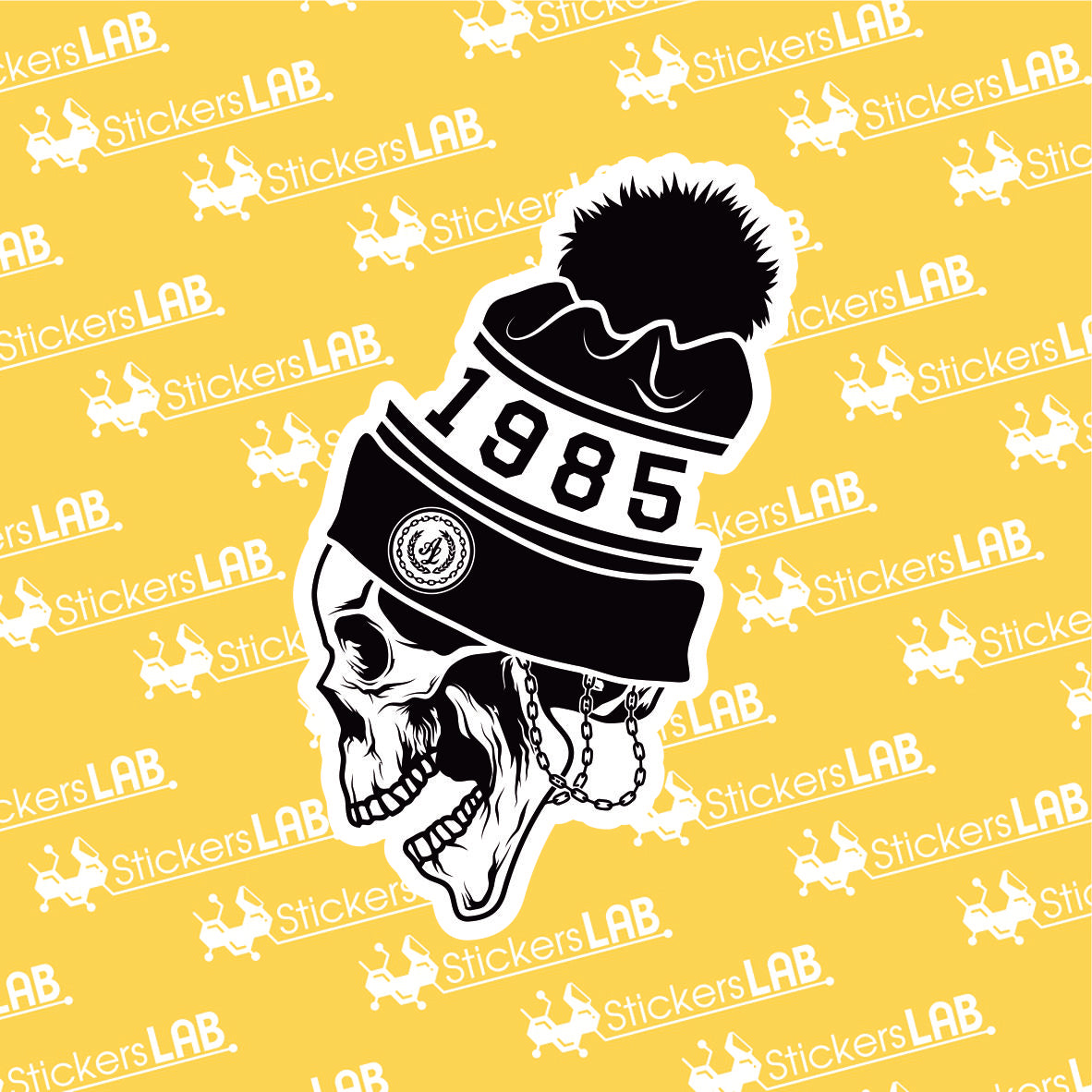 Lipdukas "Skull" spalvotas - StickersLAB
