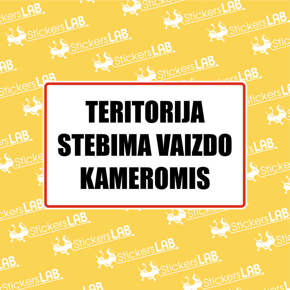 teritorija stebima vaizdo kameromis