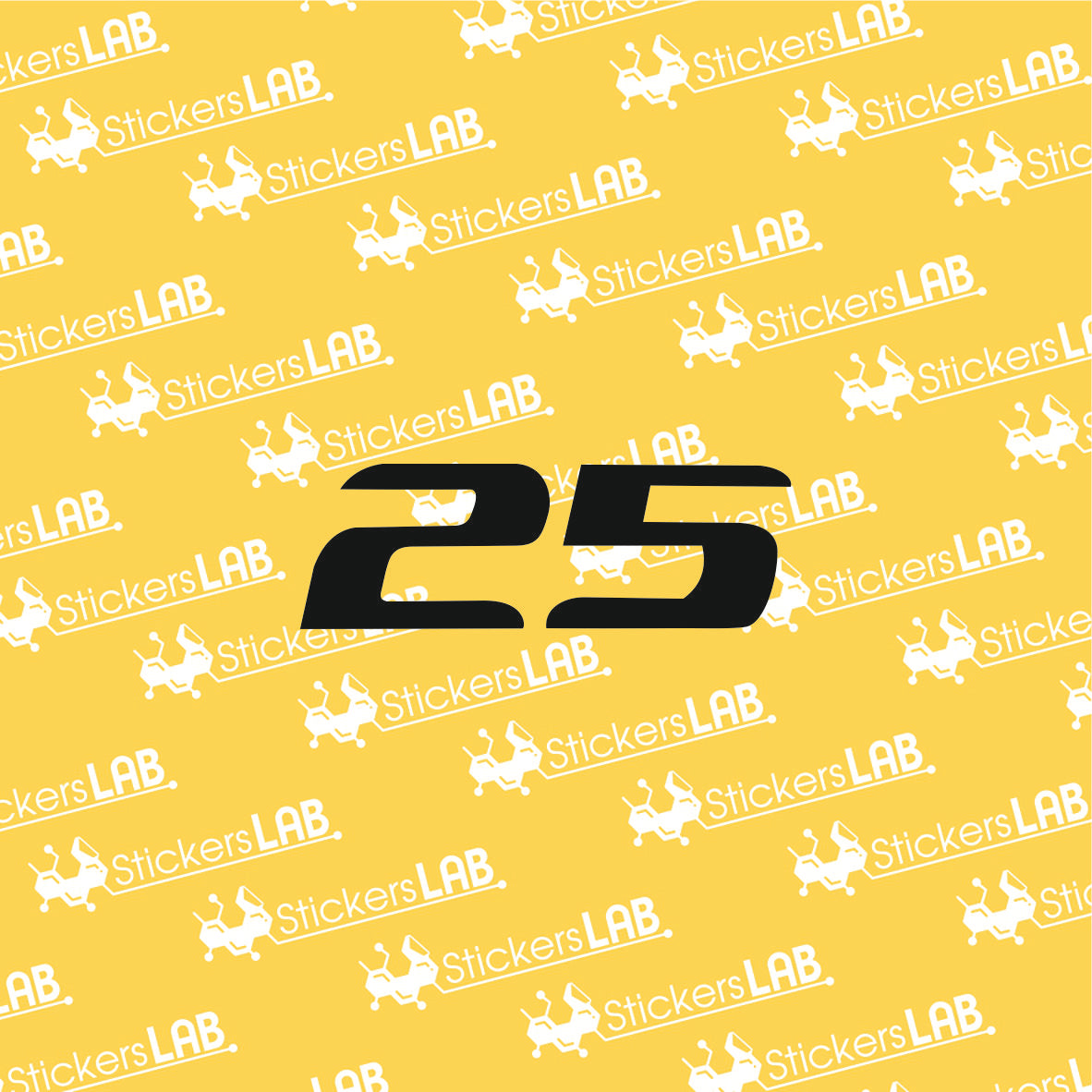 Valties variklio lipdukas 25HP