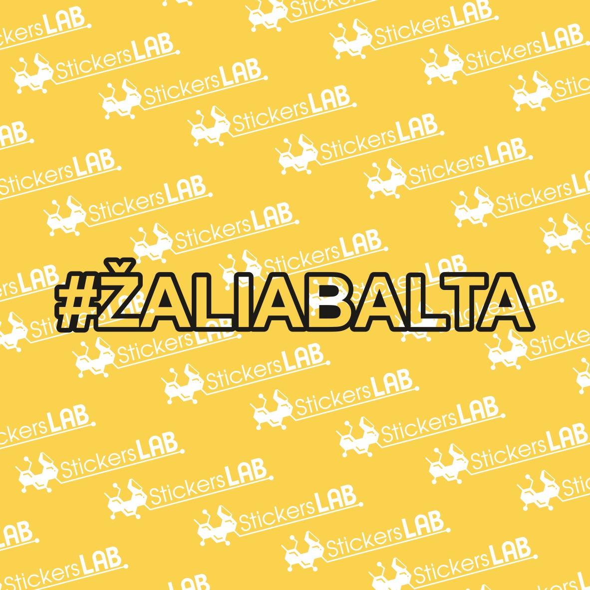 Tikro žalgirio fano lipdukas #ŽALIABALTA