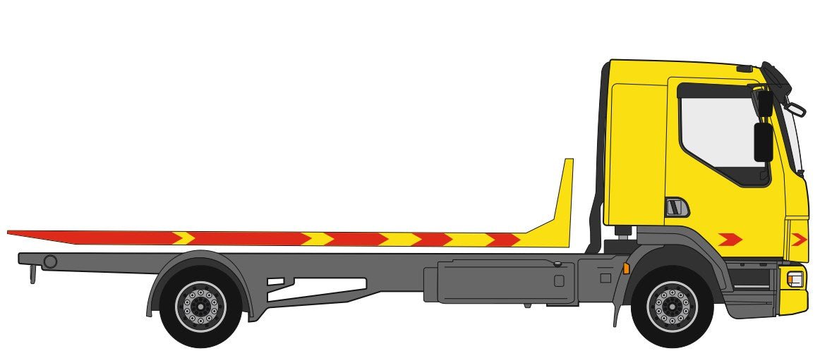 Lipdukai tralo platformai "rodyklės" (2 komplektai abiems šonams) - StickersLAB