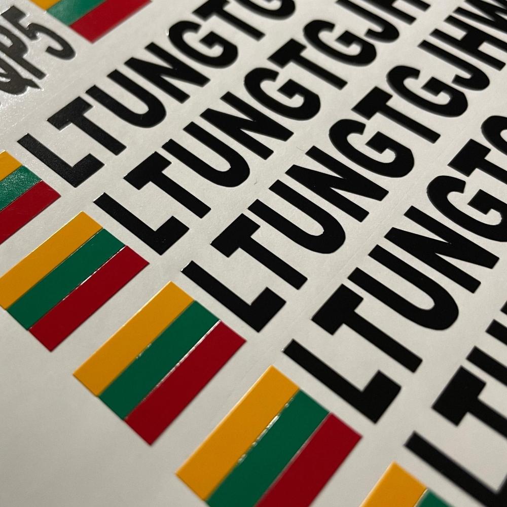 drono žymėjimo lipdukas