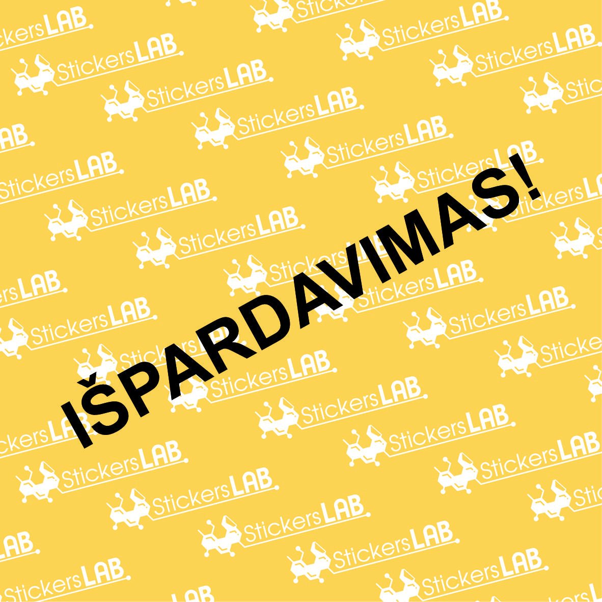 Lipdukas "IŠPARDAVIMAS!"