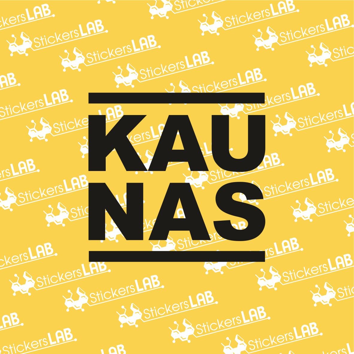 Kauno lipdukas KAUNAS