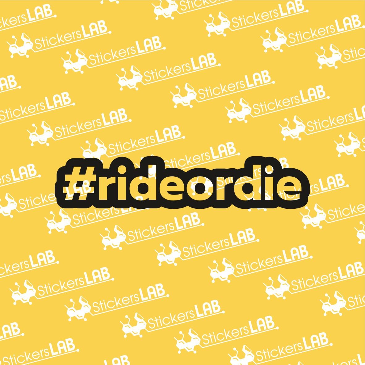Lipdukas "#rideordie" - StickersLAB