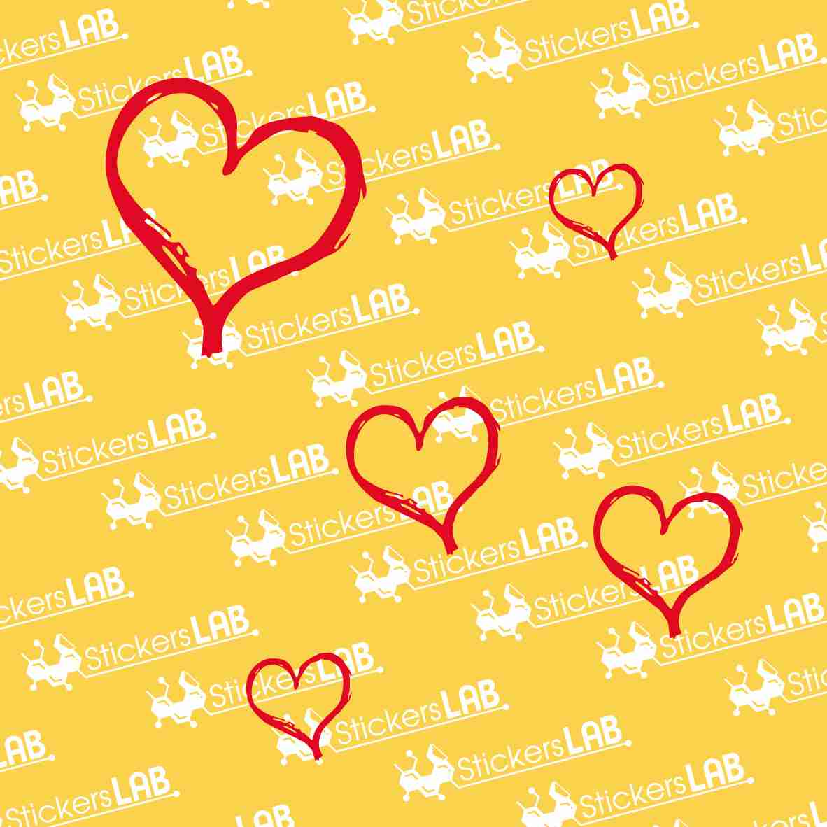 lipdukas vestuvėms arba valentino dienai Širdis