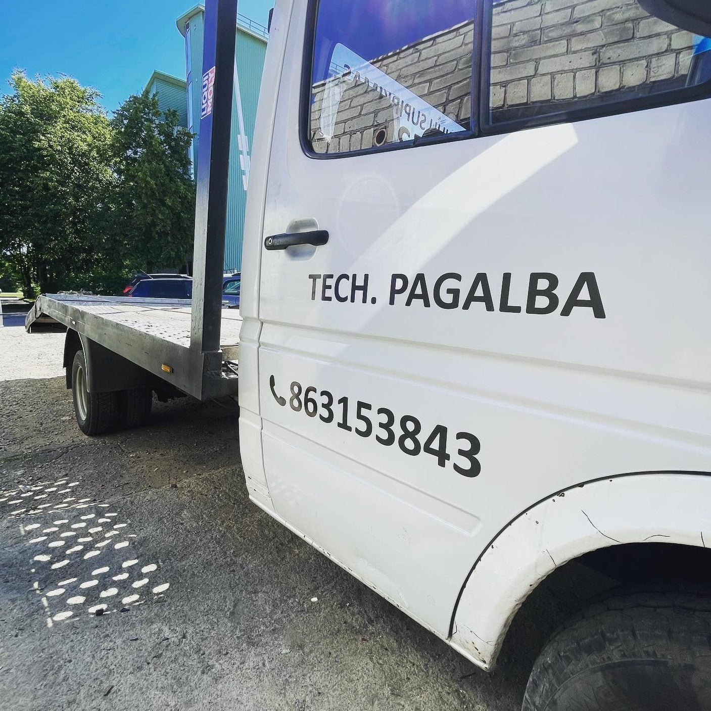 Lipdukas "TECH. PAGALBA" - StickersLAB