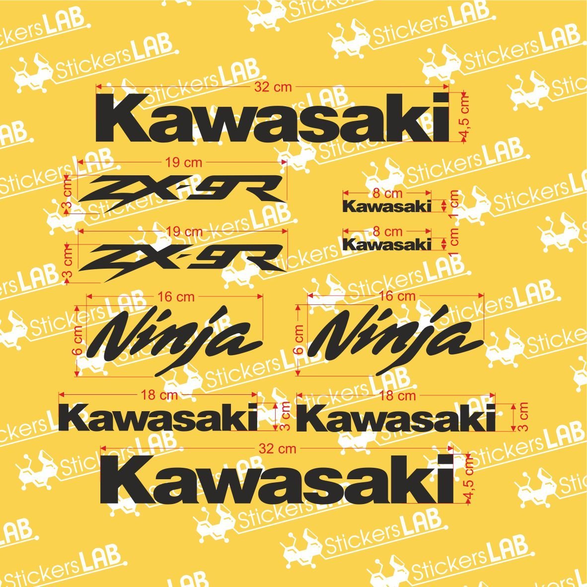 Kawasaki lipdukai ZX-9R Ninja