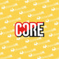 Lipdukas "CORE" spalvotas