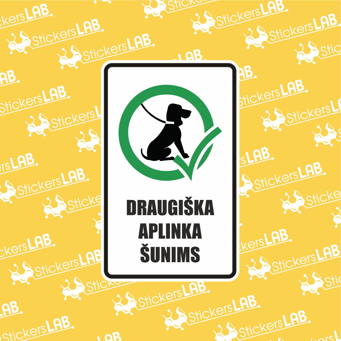 DRAUGIŠKA APLINKA ŠUNIMS