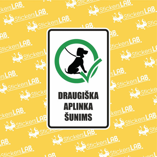 DRAUGIŠKA APLINKA ŠUNIMS