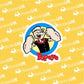Lipdukas "Popeye" spalvotas - StickersLAB