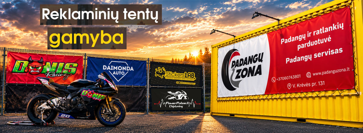 Reklaminių tentų gamyba