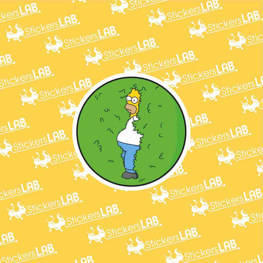 Lipdukas "Homer bush" spalvotas