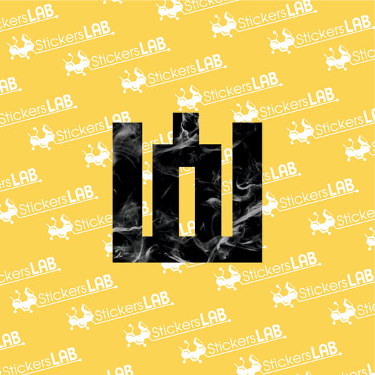 Lipdukas "Gediminaičių stulpai" spalvotas - StickersLAB