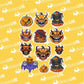 Halloween lipdukų komplektas - StickersLAB