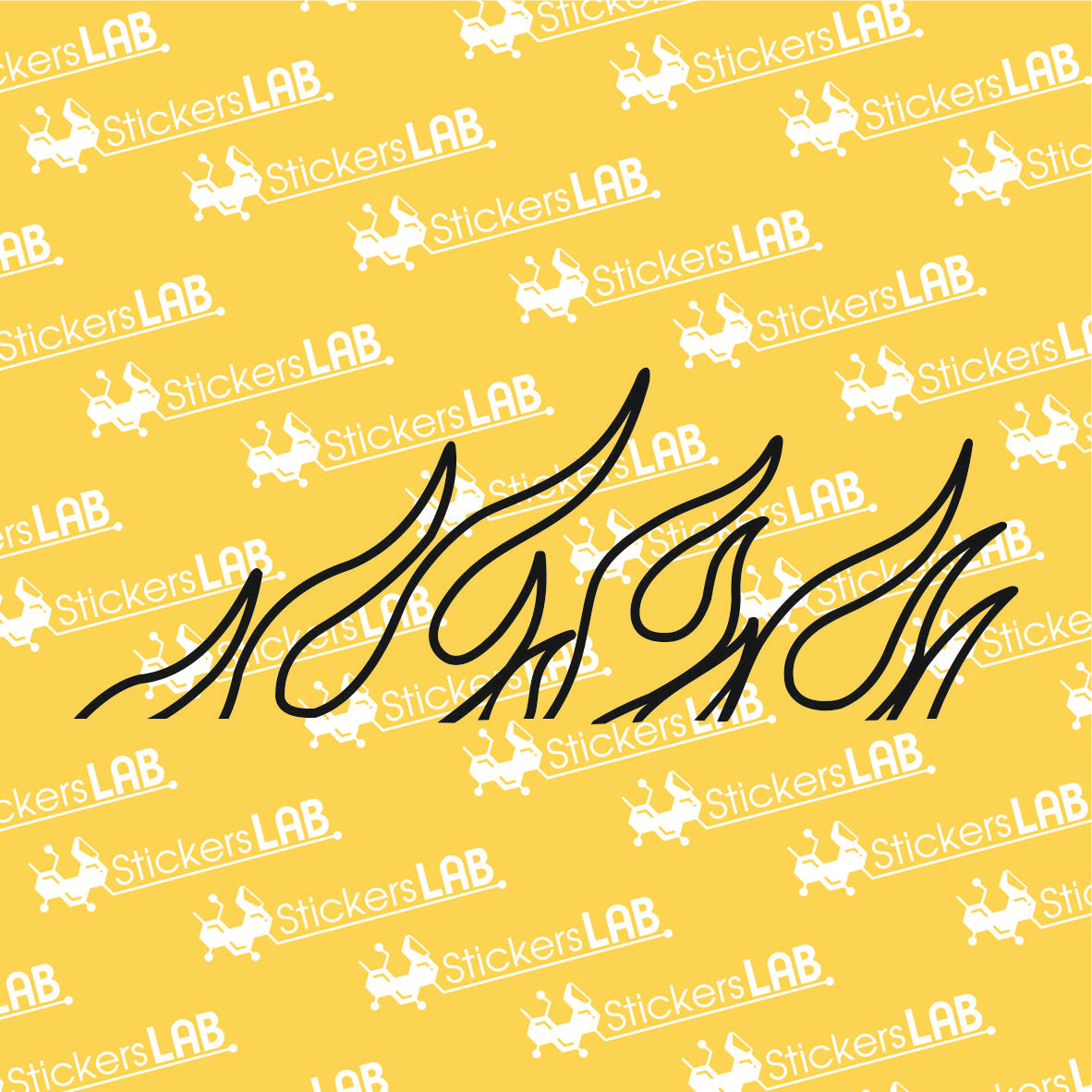 Lipdukas "HotRod flames"