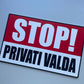 privati-vieta-stop-zenklas-pvc