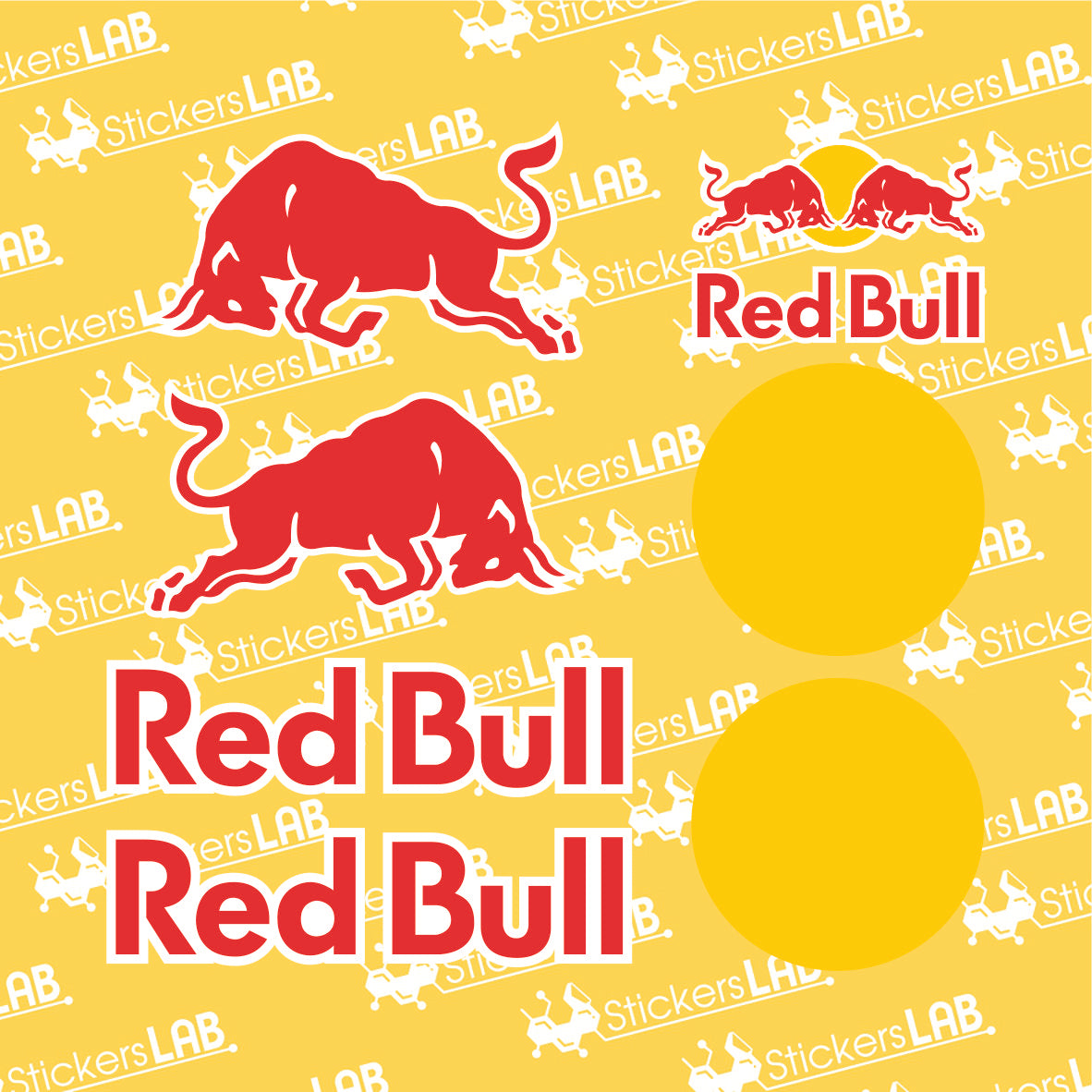 Redbull lipdukų komplektas
