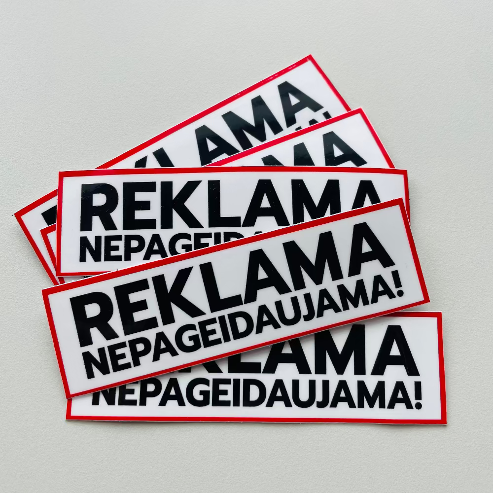 reklama-nepageidaujama-lipdukas-pasto-dezutei