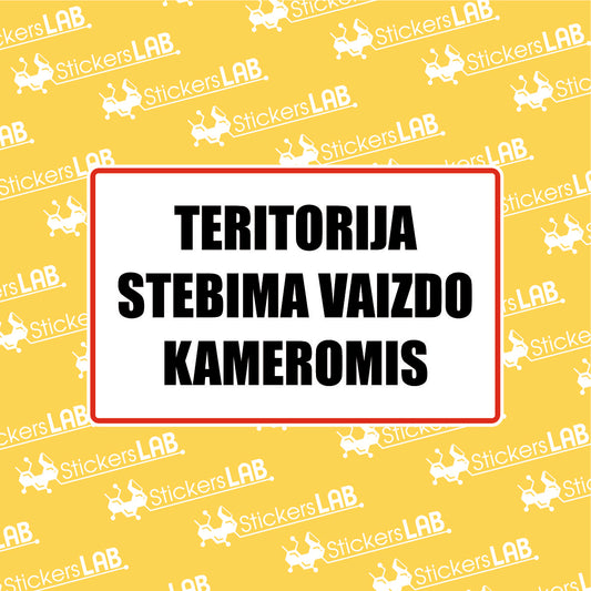 teritorija stebima vaizdo kameromis
