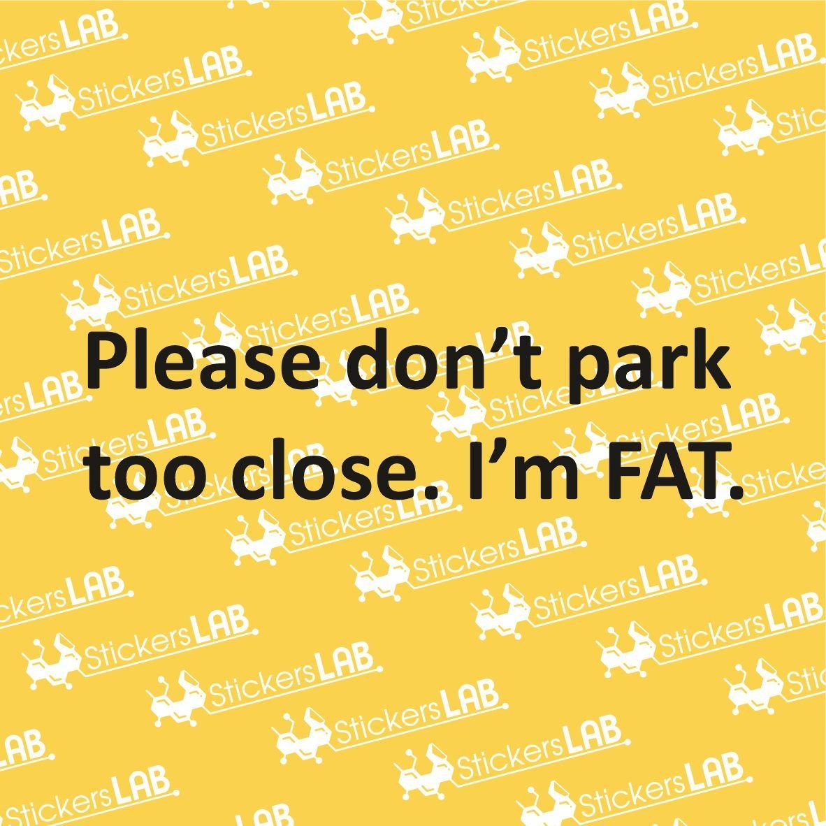 Lipdukas-I'm FAT - StickersLAB