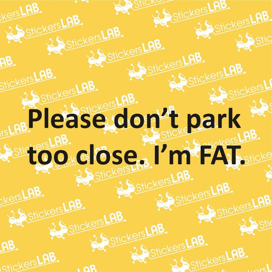 Lipdukas-I'm FAT - StickersLAB
