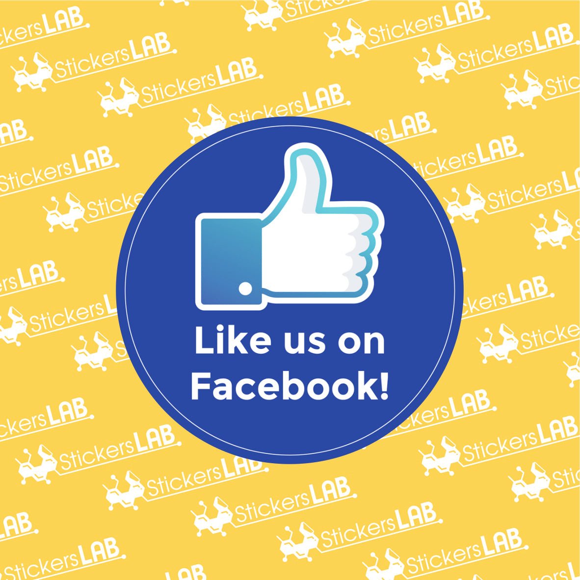 Lipdukas "Like us on Facebook" ant durų/langų - StickersLAB