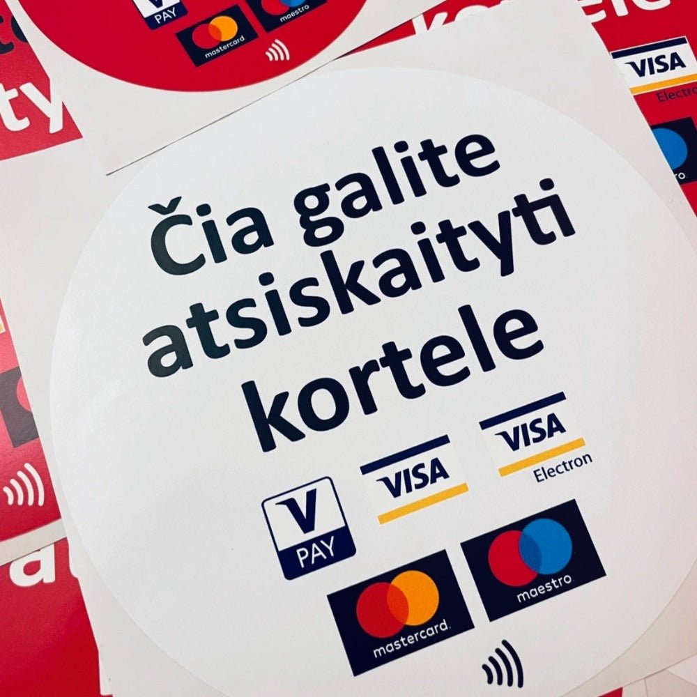 Atsiskaitymas kortele