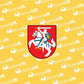 Lietuvos herbas lipdukas