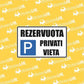 LENTELE-REZERVUOTA