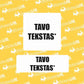 Lentele su tekstu