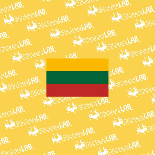 Lietuvos vėliava lipdukas LTU