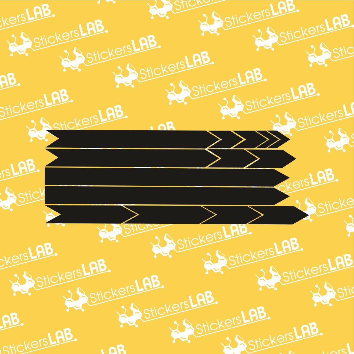 Lipdukai tralo platformai "rodyklės" (2 komplektai abiems šonams) - StickersLAB