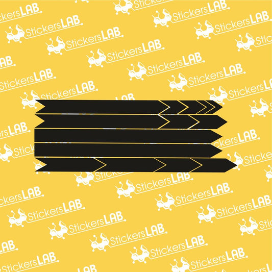 Lipdukai tralo platformai "rodyklės" (2 komplektai abiems šonams) - StickersLAB