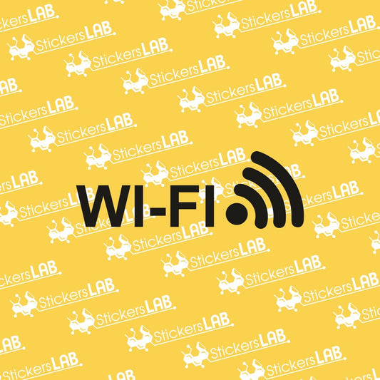 Lipdukas "WI-FI" ant durų (W1) - StickersLAB